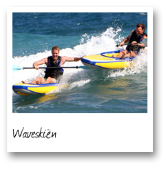 Waveskiën is fun