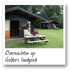 Overnachten op Gelders landgoed
