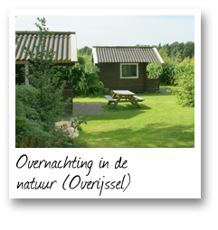 Overnachting in de natuur (Overijssel)