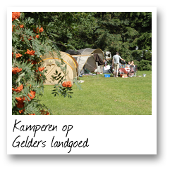 Kamperen op Gelders landgoed