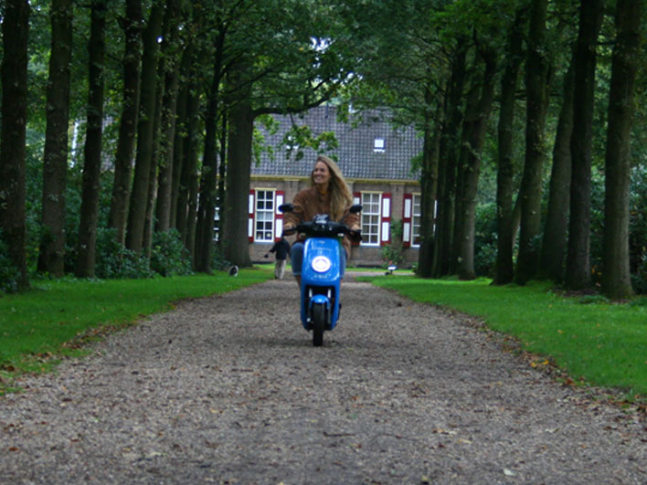 Elektrisch scooteren over de Veluwe