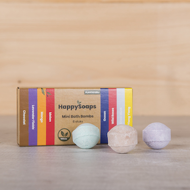 Happy Soaps 8 mini bath bombs