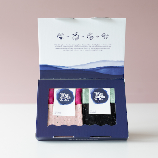 Healthy Seas Socks giftbox Saros