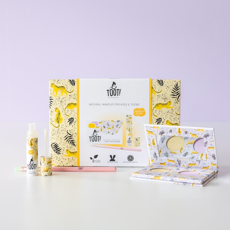 TOOT! Cheetah Glow Eyeshadow & Lipgloss Set