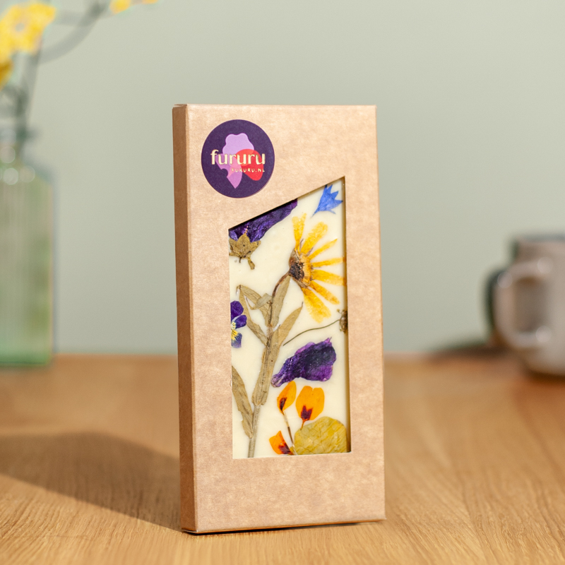 Bloemen Chocolade Wit